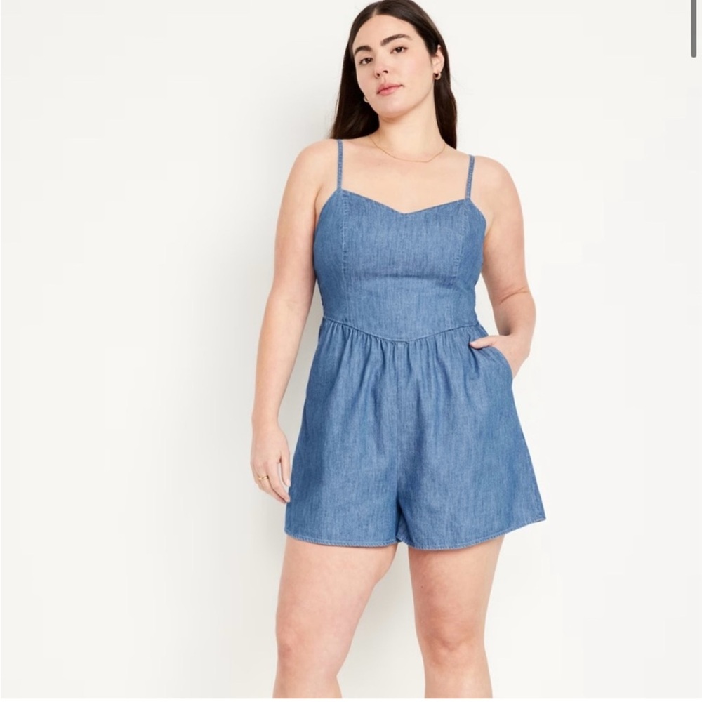 Old Navy Fit & Flare Cami Romper XXL